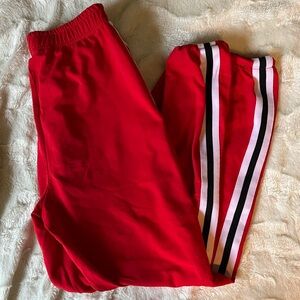 Red Sweatpants